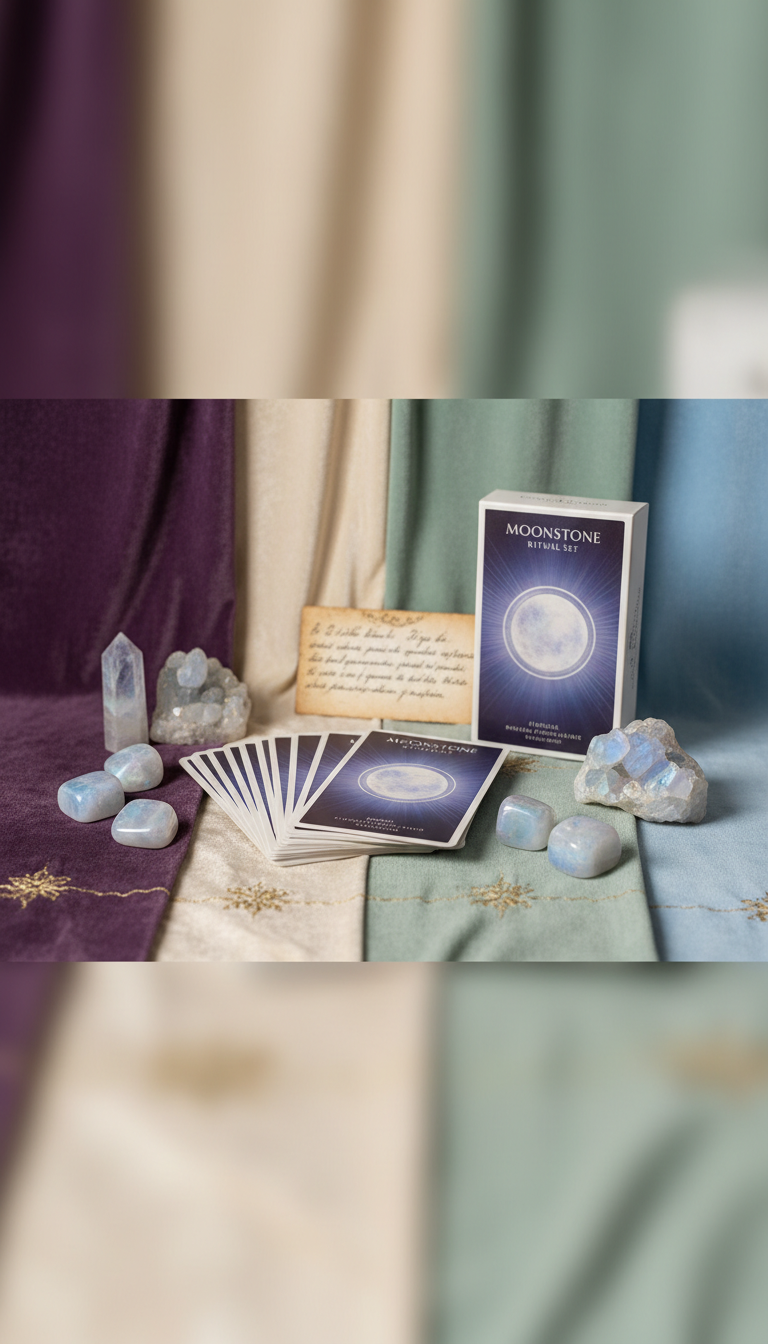 Moonstone Ritual Set Calming Stones