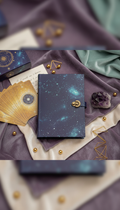 Celestial Blue Journal Gilded Edges
